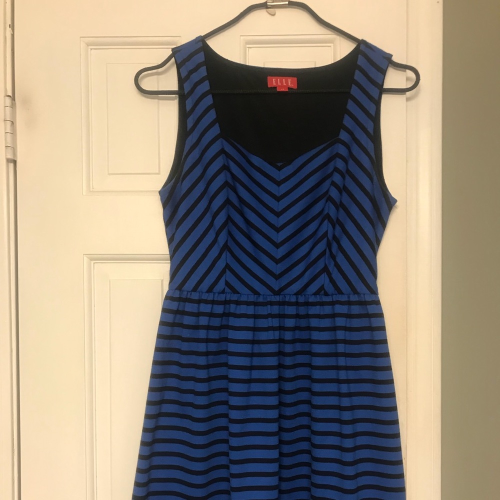 Blue and black Elle XS dress